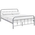 Maisie Stainless Steel Queen Bed Frame by Modway