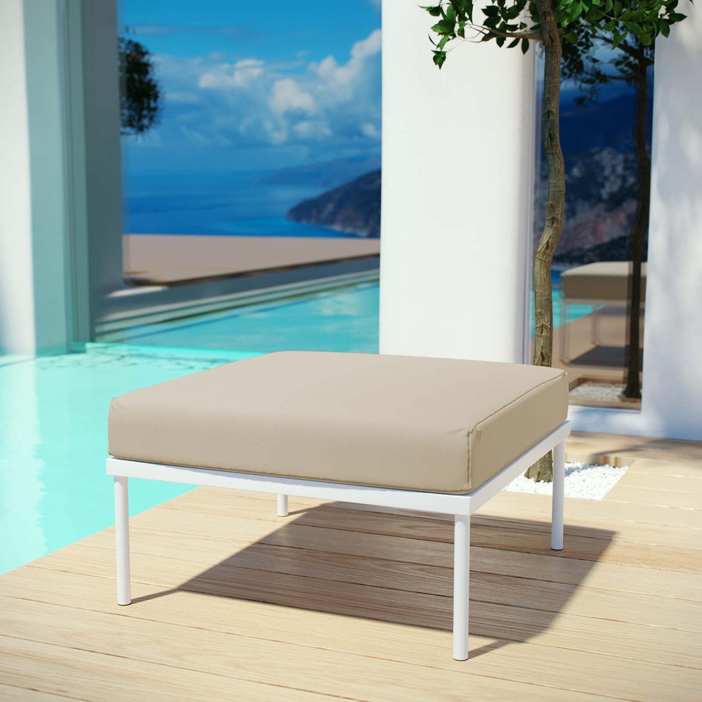 Harmony Outdoor Patio Aluminum Ottoman by Modway