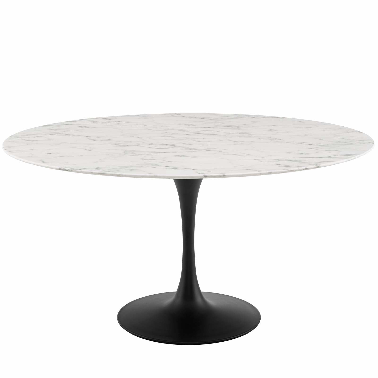 Lippa 60" Round Faux Marble Dining Table by Modway