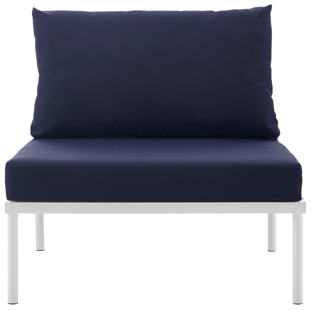 Harmony Armless Outdoor Patio Aluminum Chair by Modway