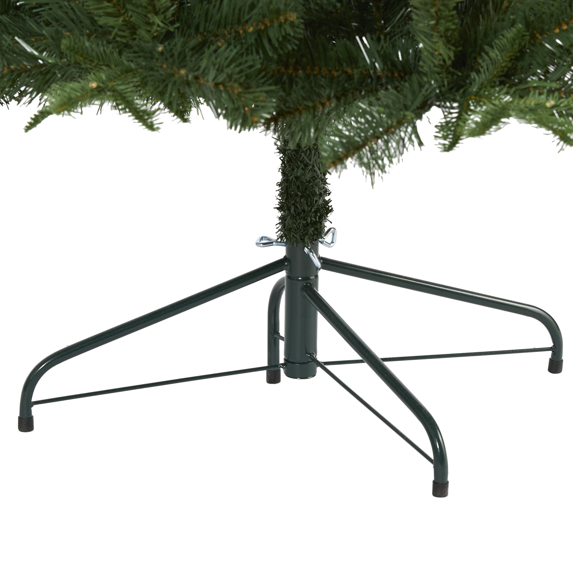 7' Grand Teton Spruce Flat Back Artificial Christmas Tree w/220 Clear LED