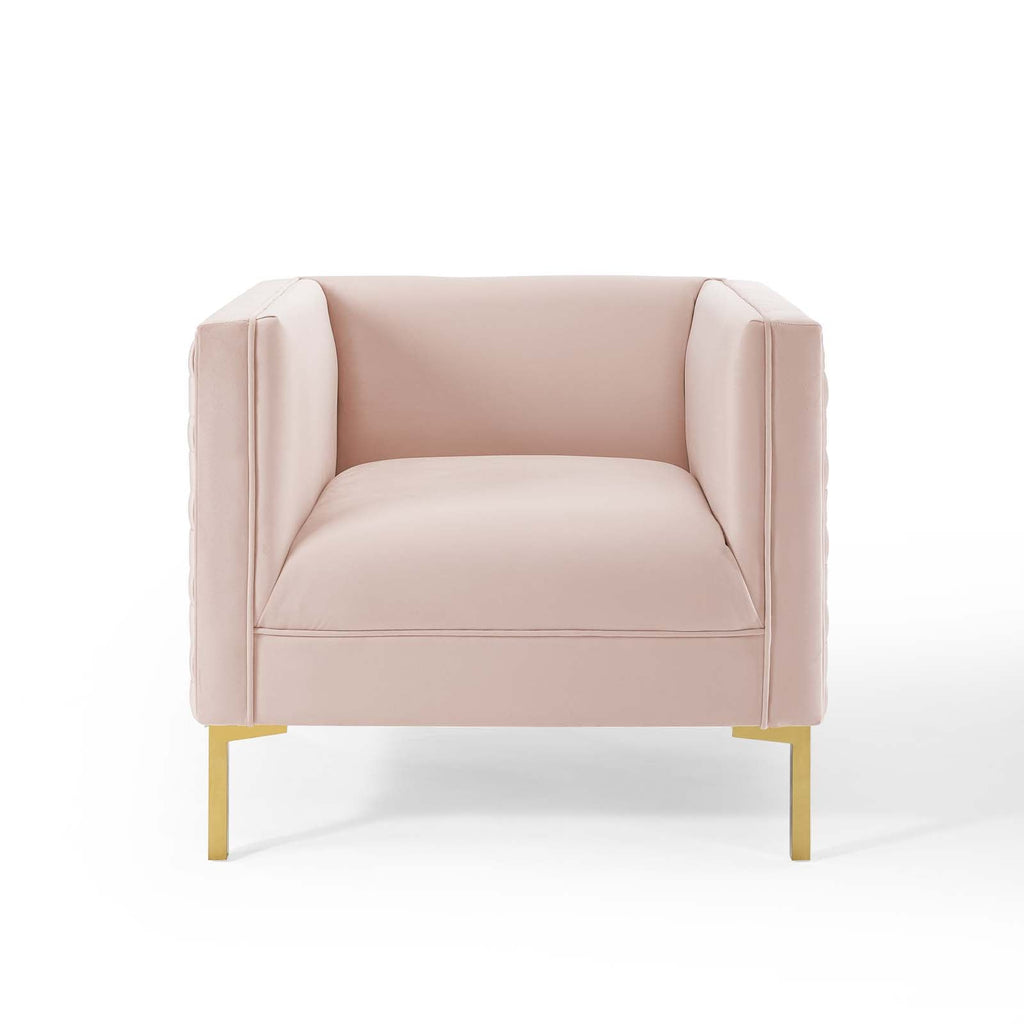 Resonate Performance Velvet Armchair by Modway