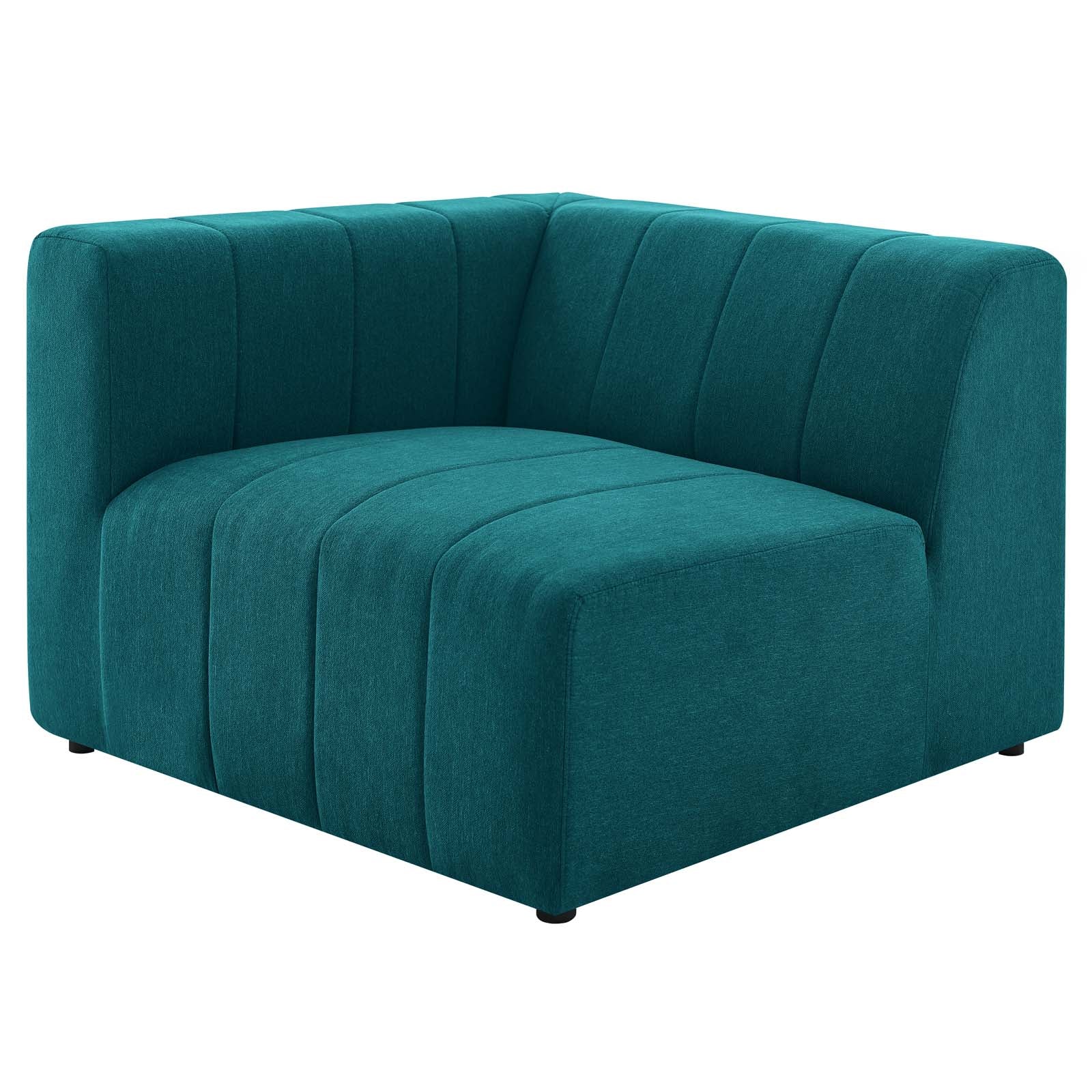 Bartlett Upholstered Fabric Left-Arm Chair by Modway