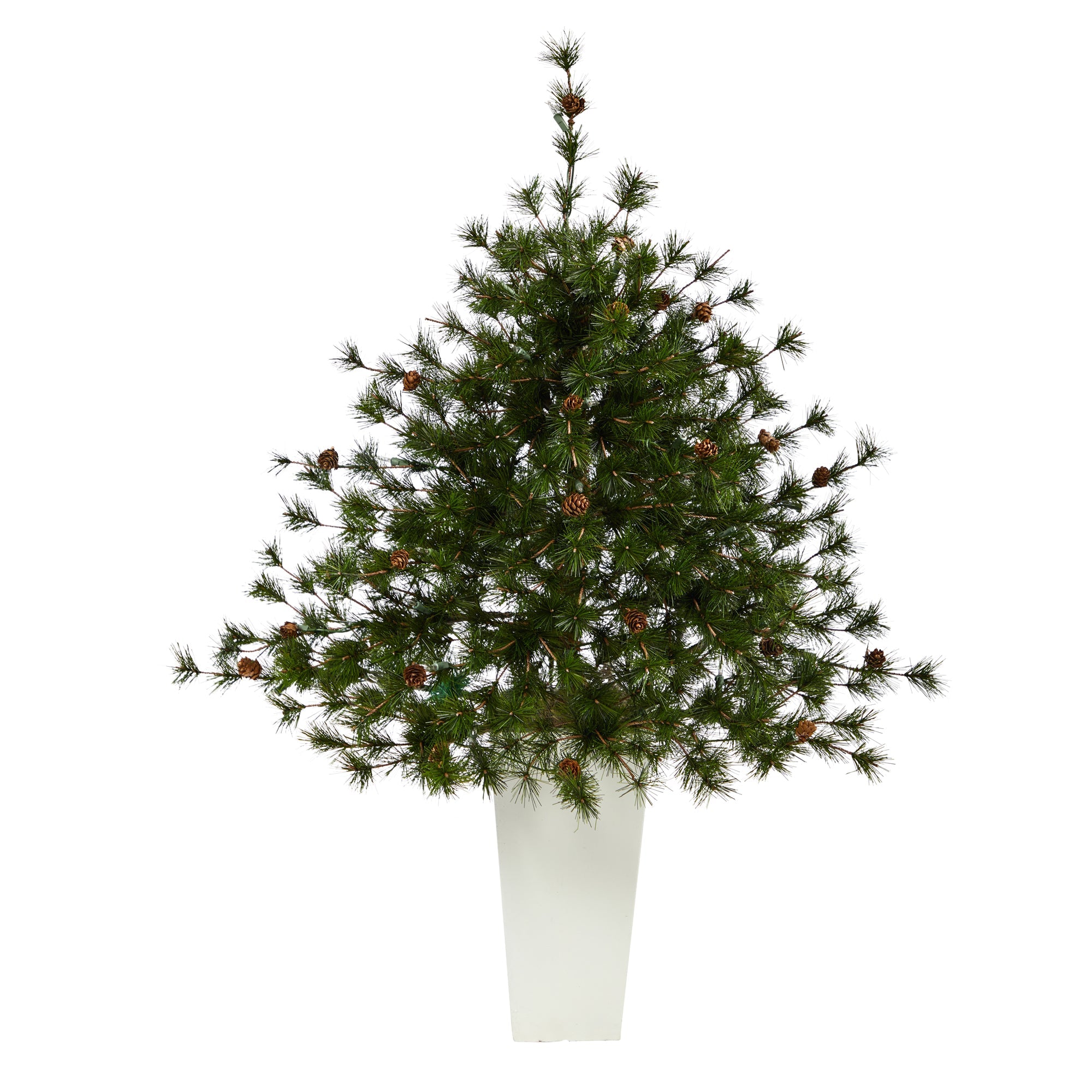 44' Colorado Mountain Pine Artificial Christmas Tree w/ 50 Clear Lights