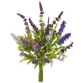 15"  Lavander Artificial Flower Bouquet (Set of 3)