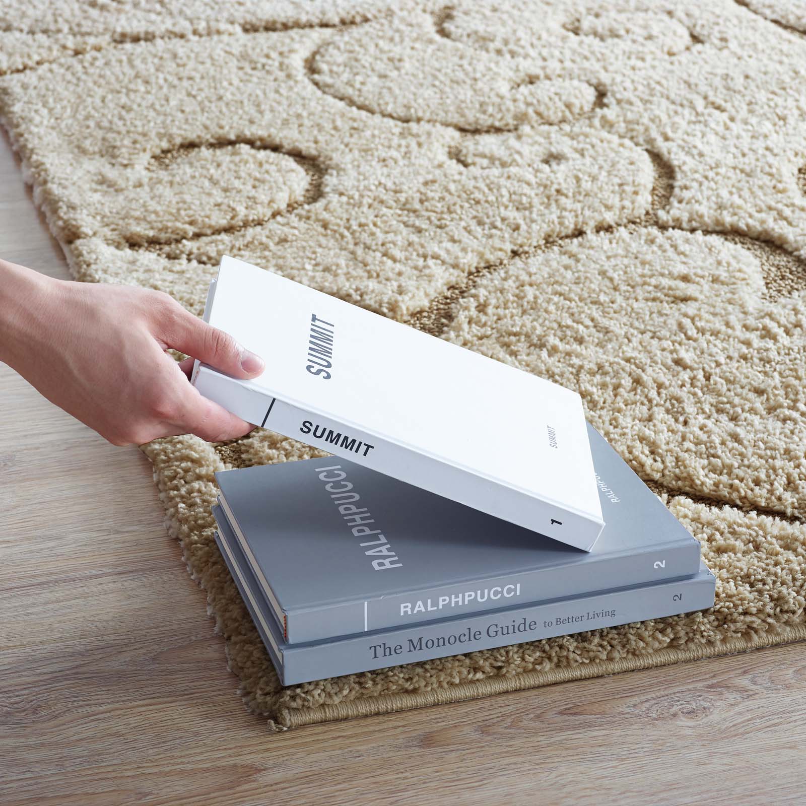 Jubilant Burgeon Scrolling Vine Shag 5x8 Area Rug by Modway