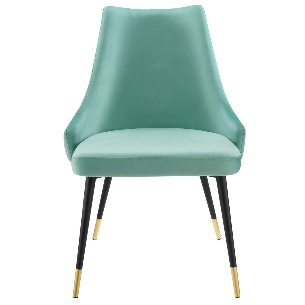 Adorn Performance Velvet Dining Side Chair Set of 2 by Modway