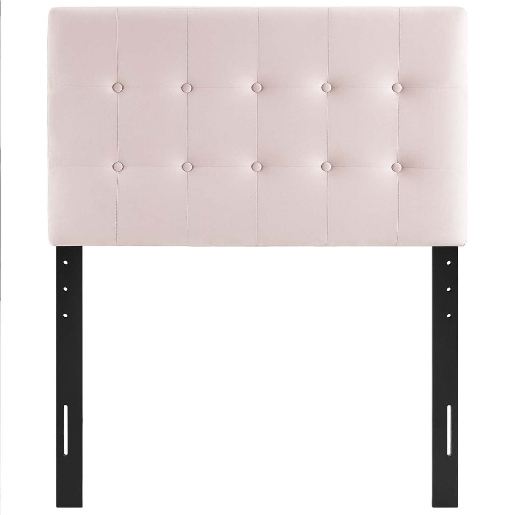 Emily Biscuit Tufted Performance Velvet Twin Headboard by Modway