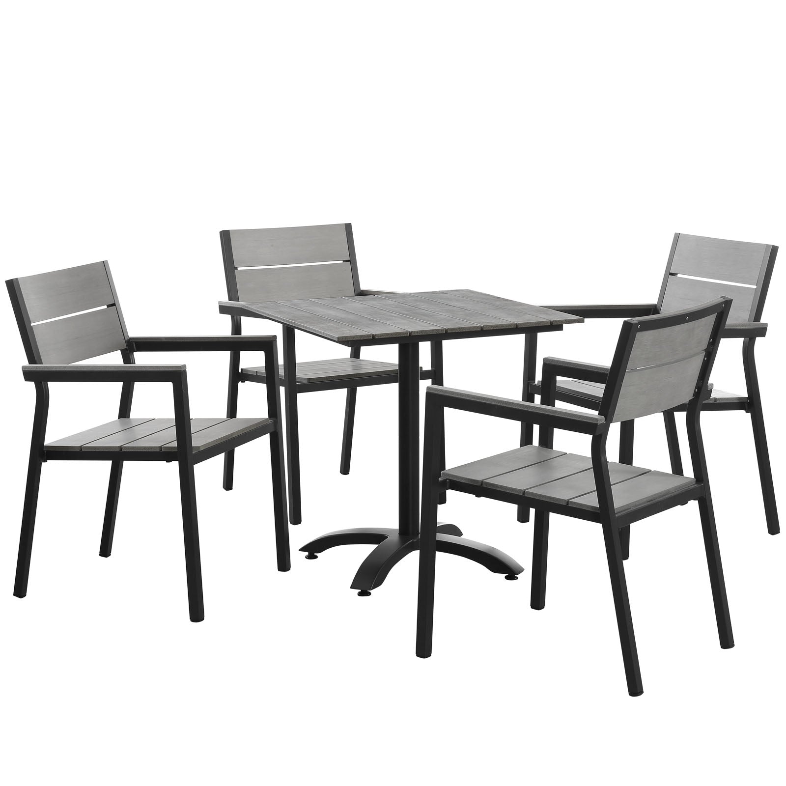 Maine 5 Piece Outdoor Patio Dining Set by Modway