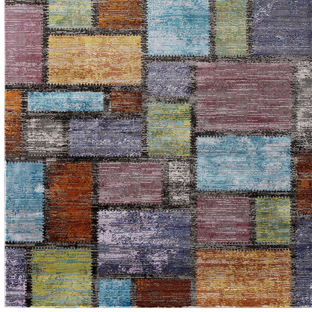 Success Nyssa Abstract Geometric Mosaic 5x8 Area Rug by Modway