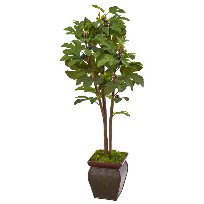 49"  Fig Artificial Tree in Decorative Planter