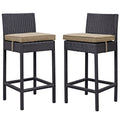 Lift Outdoor Patio Bar Stool Set of 2 by Modway