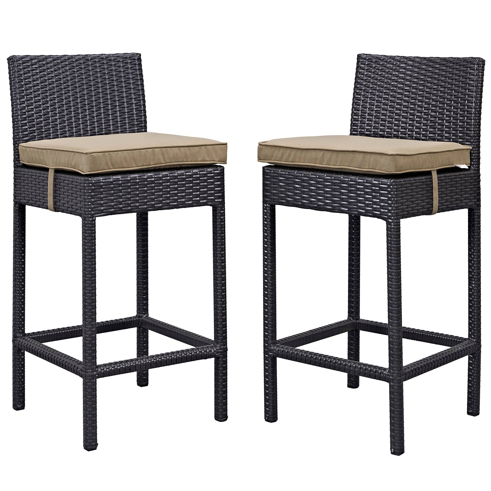 Lift Outdoor Patio Bar Stool Set of 2 by Modway