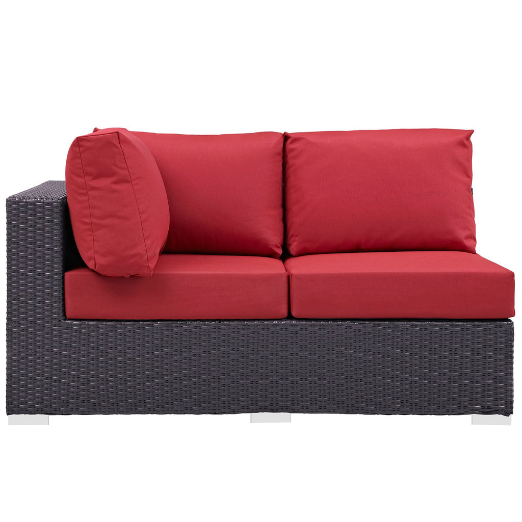 Convene Outdoor Patio Left Arm Loveseat by Modway