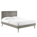 Marlee Wood King Platform Bed With Splayed Legs by Modway