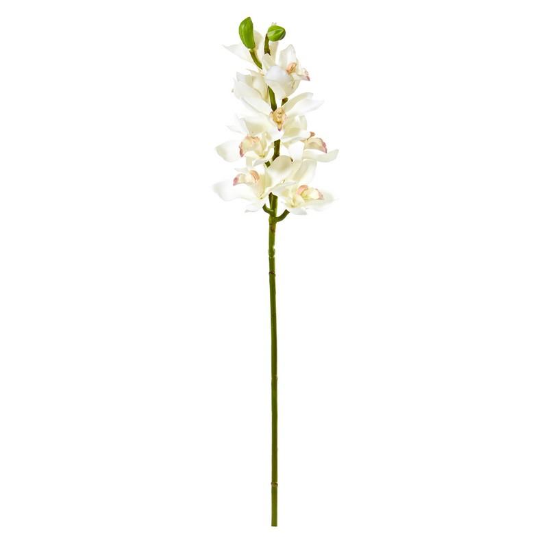 30"  Cymbidium Orchid Artificial Flower (Set of 6)