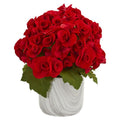 Begonia Artificial Arrangement in Vase