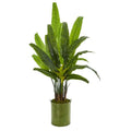 5' Travelers Palm Artificial Tree in Metal Planter