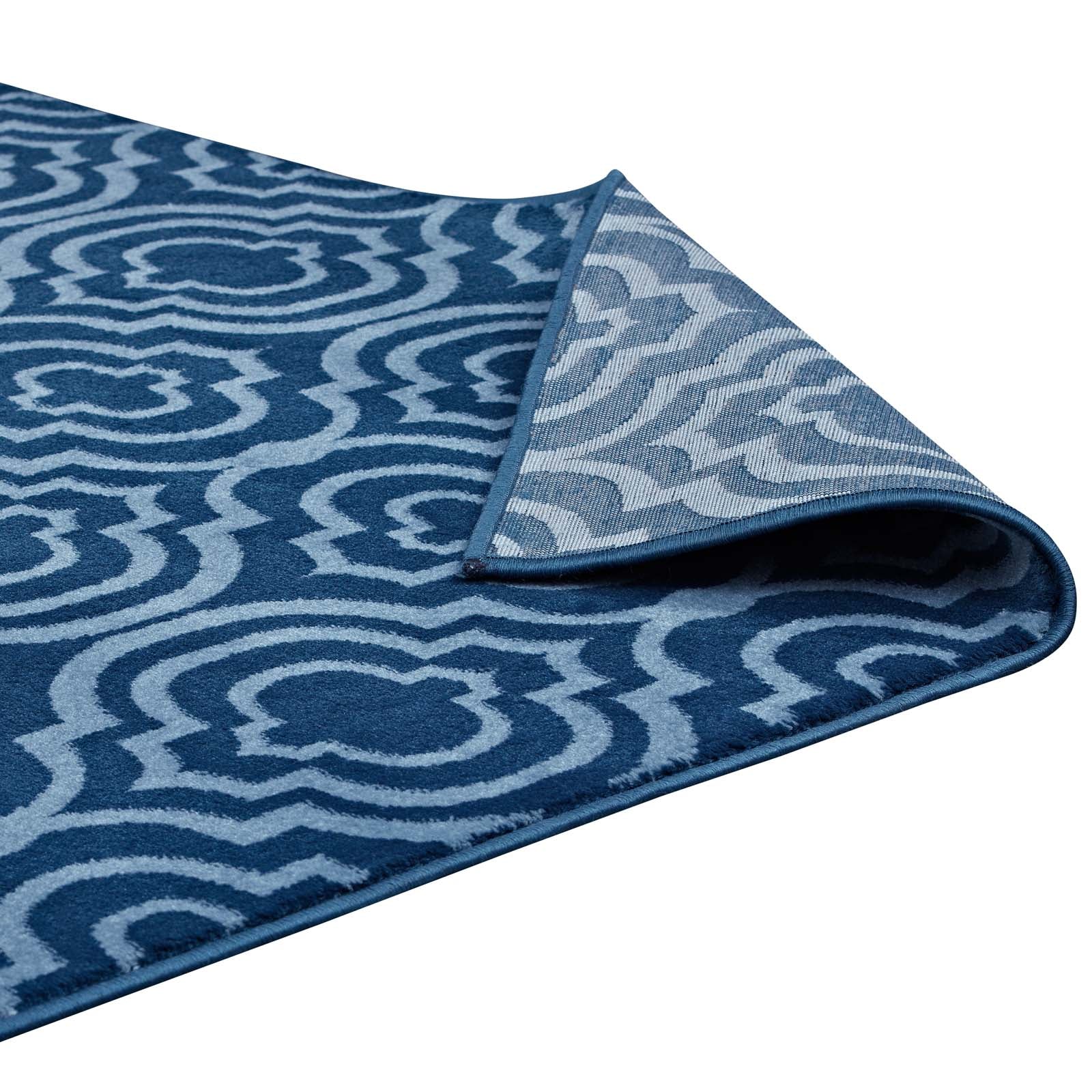 Frame Transitional Moroccan Trellis 5x8 Area Rug by Modway