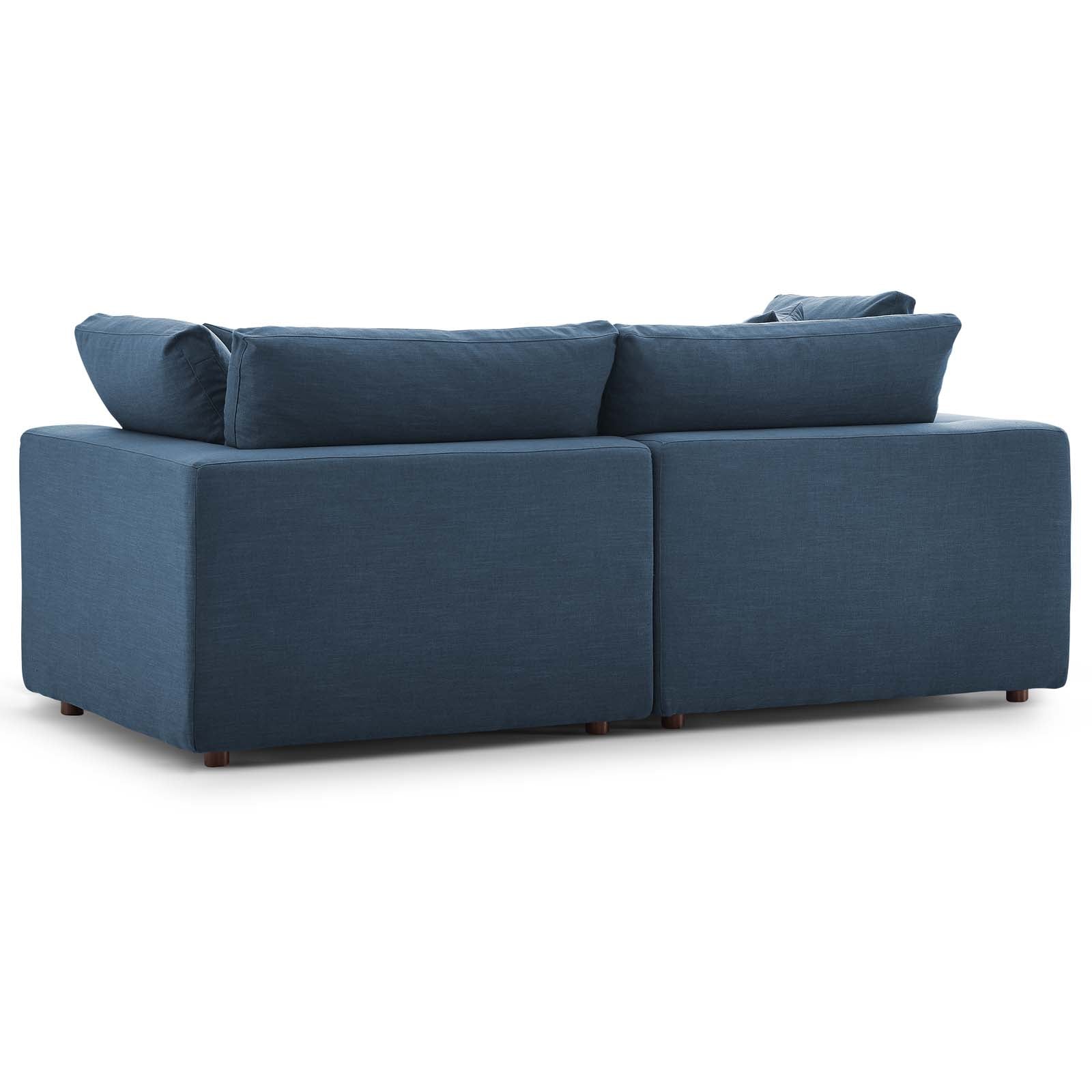 Commix 2 Piece Down Filled Overstuffed Sectional Sofa Set by Modway