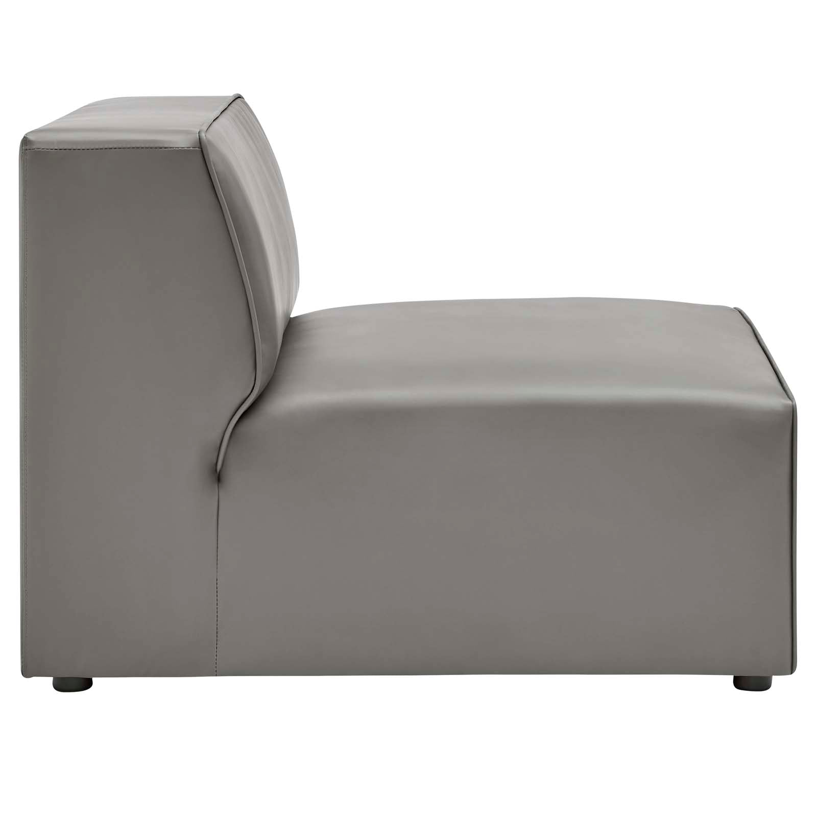 Mingle Vegan Leather Armless Chair by Modway