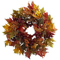 24"  Maple and Berry Wreath