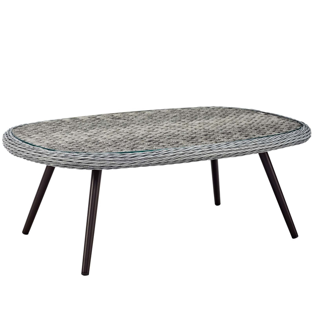 Endeavor Outdoor Patio Wicker Rattan Coffee Table by Modway