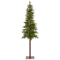 7' Alaskan Alpine Artificial Christmas Tree with 150 Clear Microdot