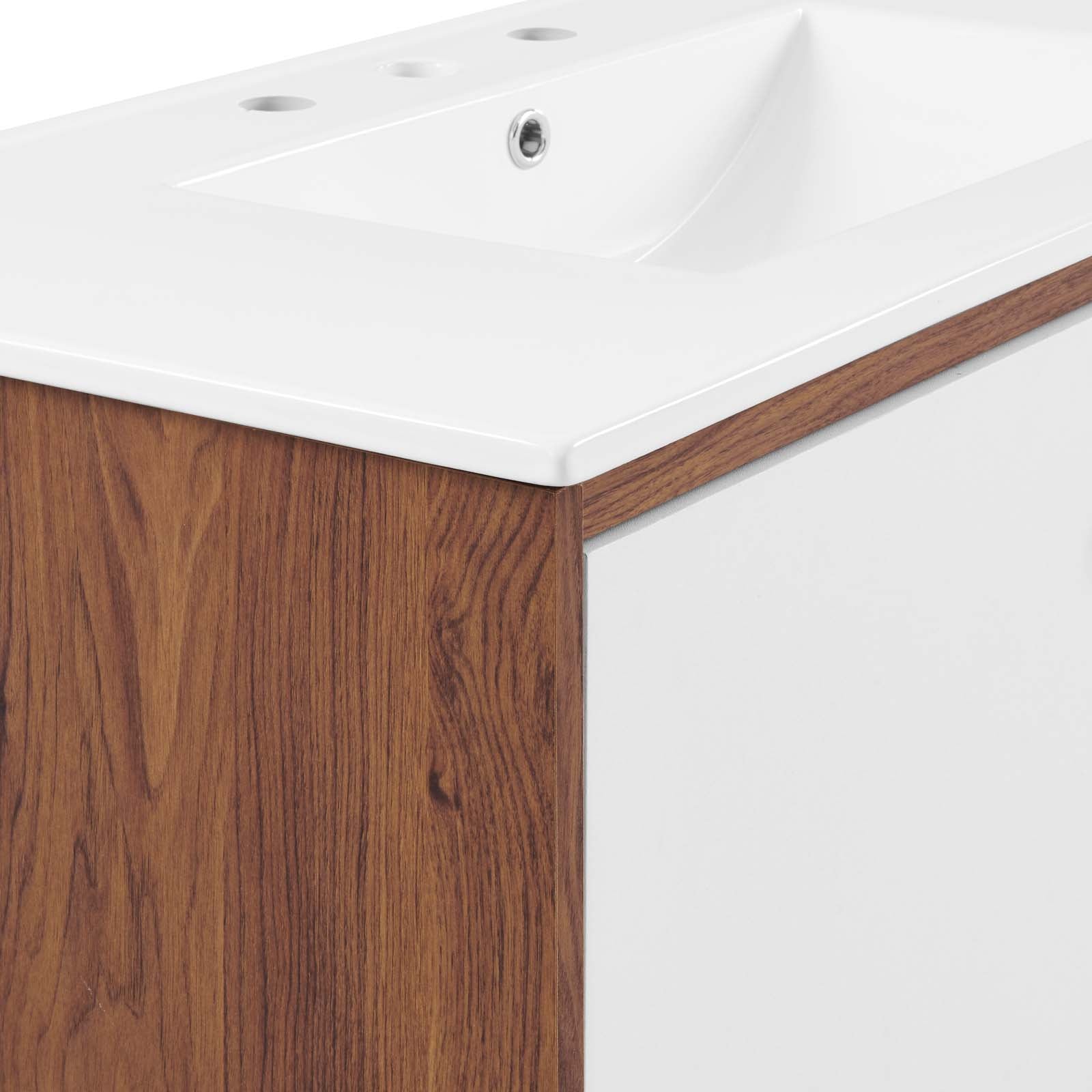 Transmit 36" Wall-Mount Bathroom Vanity by Modway