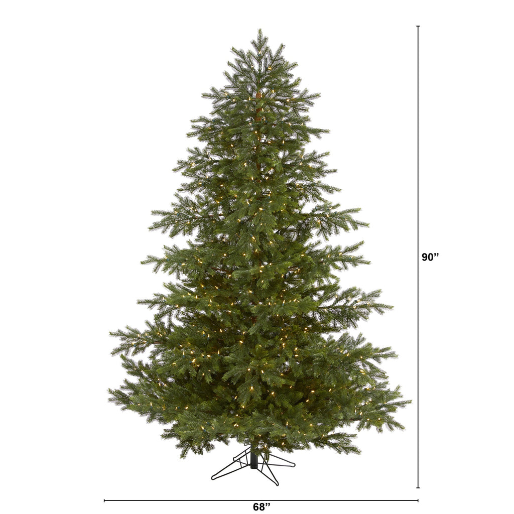 7.5' South Carolina Spruce Real Touch Artificial Christmas Tree