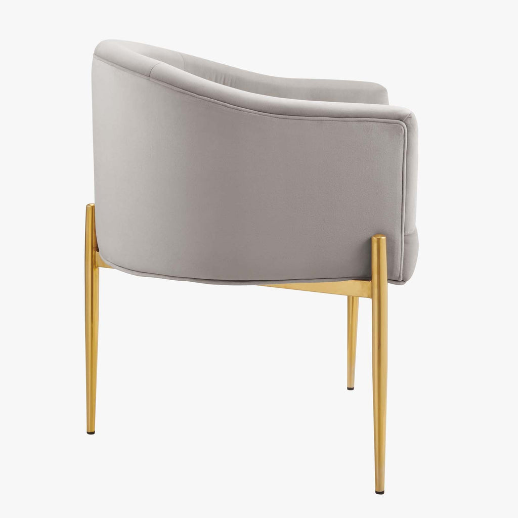 Savour Tufted Performance Velvet Accent Chairs Set of 2 by Modway