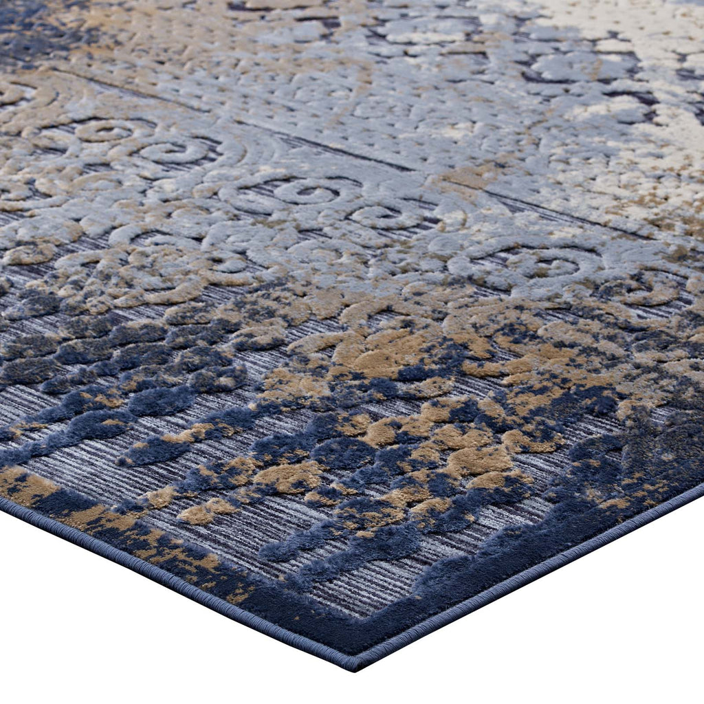 Kalene Distressed Vintage Turkish 8X10 Area Rug by Modway