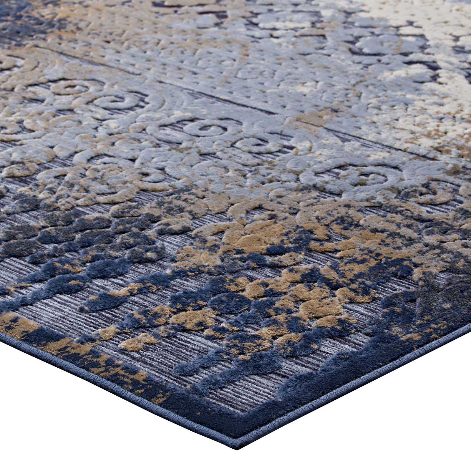 Kalene Distressed Vintage Turkish 8X10 Area Rug by Modway