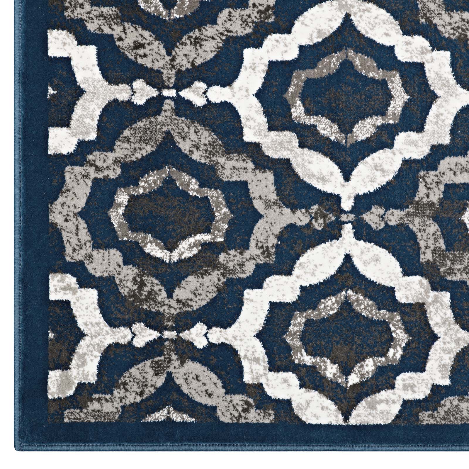 Kalinda Rustic Vintage Moroccan Trellis 8x10 Area Rug by Modway