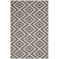 Jagged Geometric Diamond Trellis Indoor and Outdoor 8x10 Area Rug by Modway