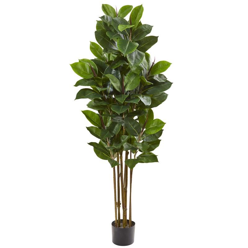 58"  Rubber Leaf Artificial Tree