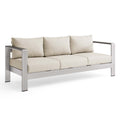 Shore Outdoor Patio Aluminum Sofa by Modway