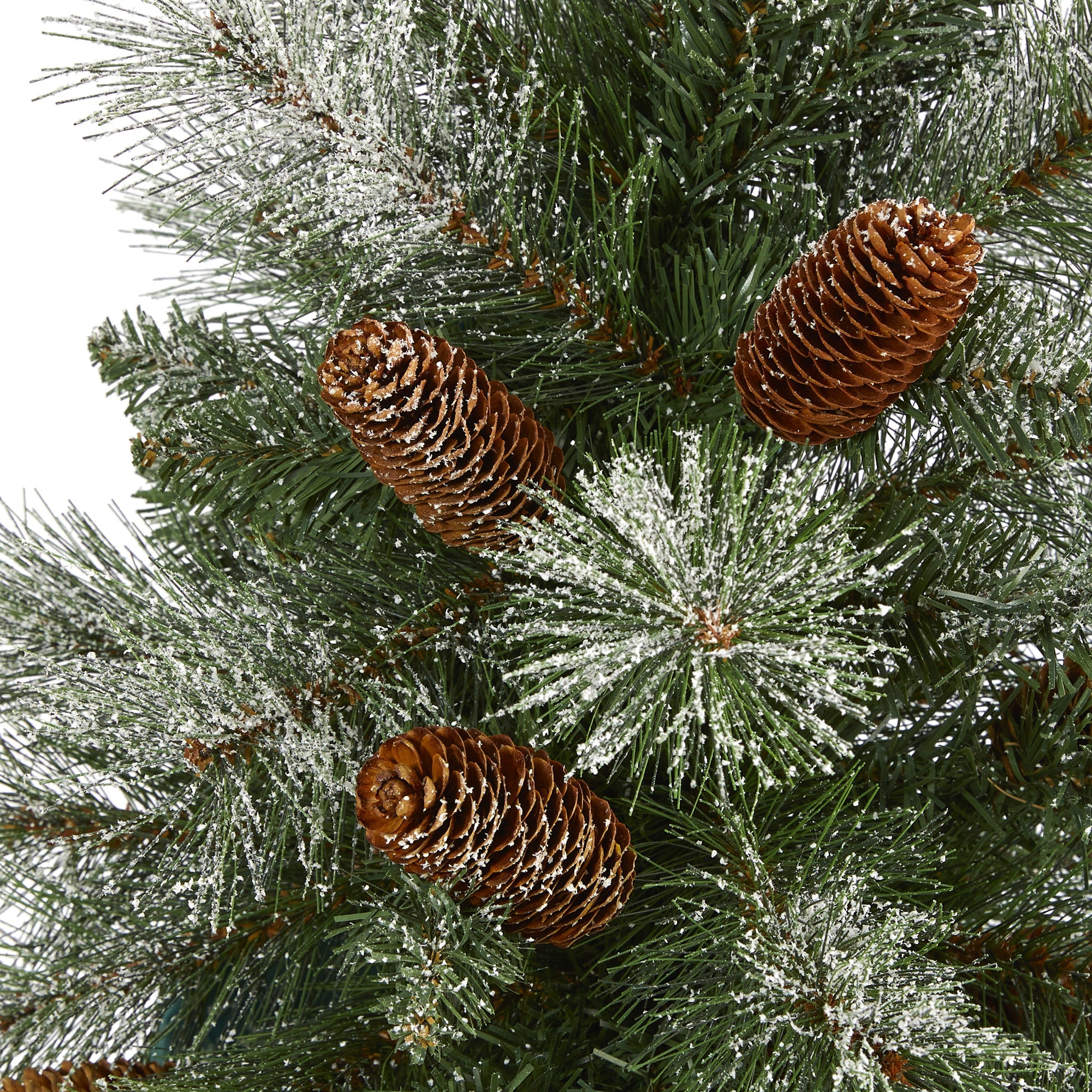 5' Snowed French Alps Mountain Pine Artificial Christmas Tree