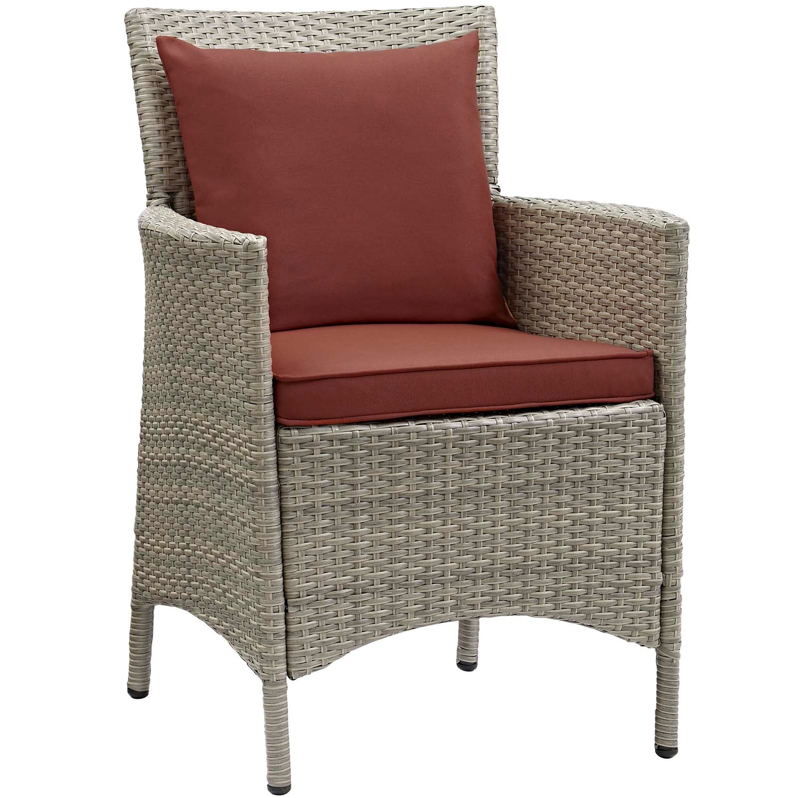 Conduit Outdoor Patio Wicker Rattan Dining Armchair by Modway