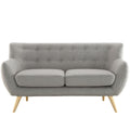 Remark Upholstered Fabric Loveseat by Modway