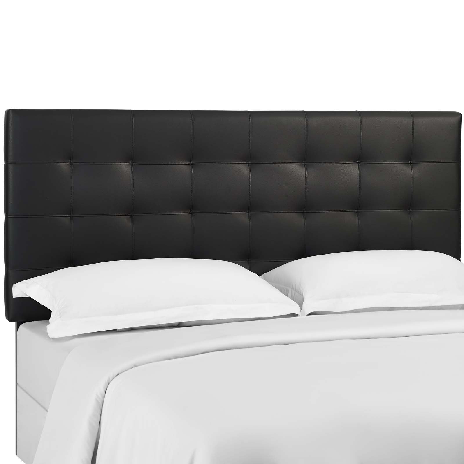 Paisley Tufted Upholstered Faux Leather Full / Queen Headboard by Modway