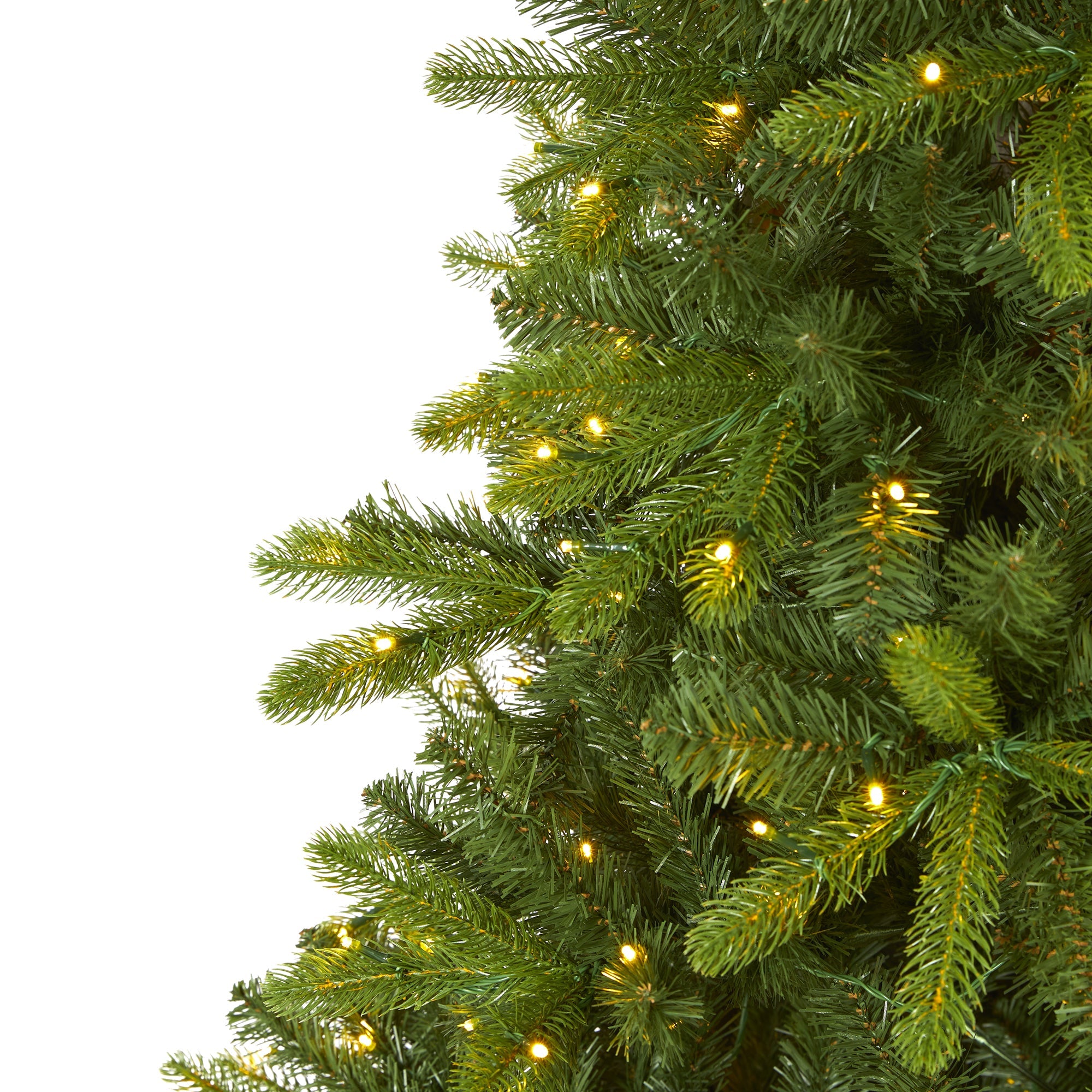 7' New Haven Spruce 'Natural Look' Artificial Christmas Tree with 500 LED Lights
