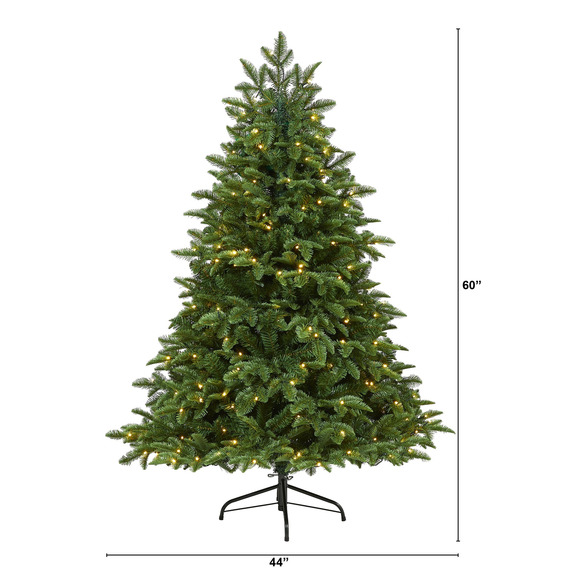 5' Wyoming Fir Artificial Christmas Tree with 250 Clear LED Lights