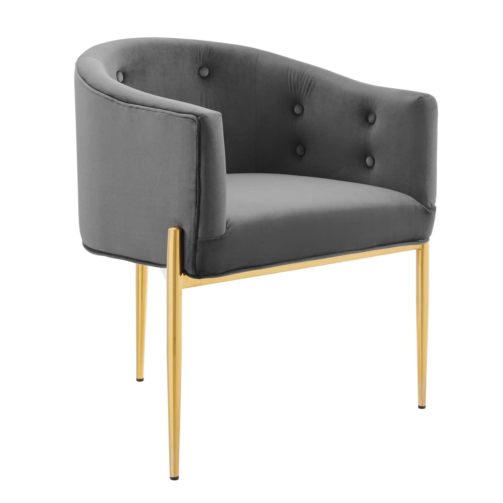 Savour Tufted Performance Velvet Accent Chairs Set of 2 by Modway