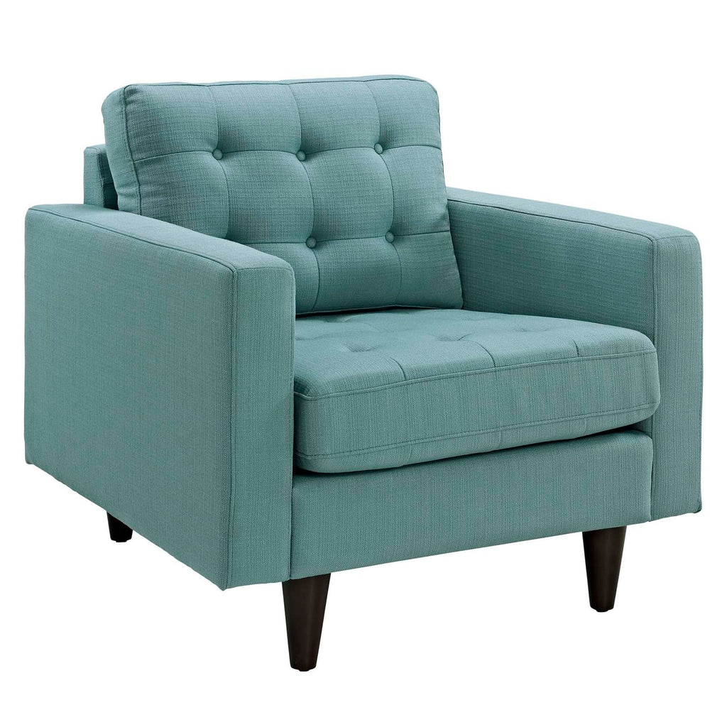 Empress Sofa, Loveseat and Armchair Set of 3 by Modway