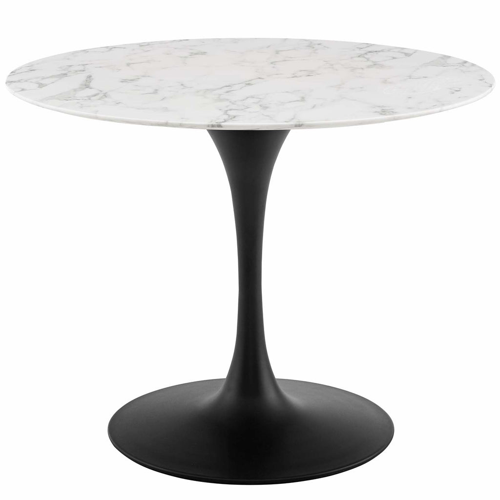 Lippa 40" Round Faux Marble Dining Table by Modway