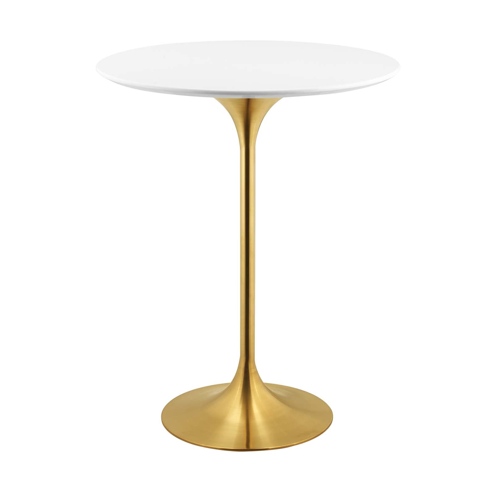 Lippa 28" Round Wood Bar Table by Modway