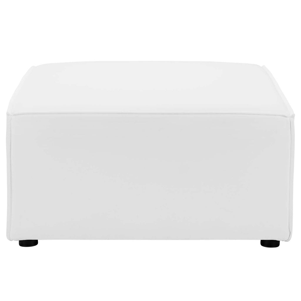 Saybrook Outdoor Patio Upholstered Sectional Sofa Ottoman by Modway