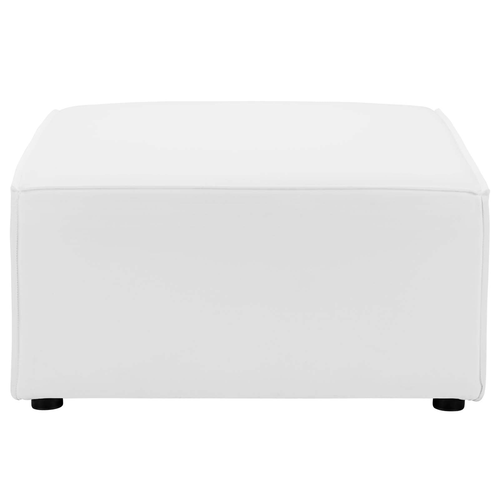 Saybrook Outdoor Patio Upholstered Sectional Sofa Ottoman by Modway