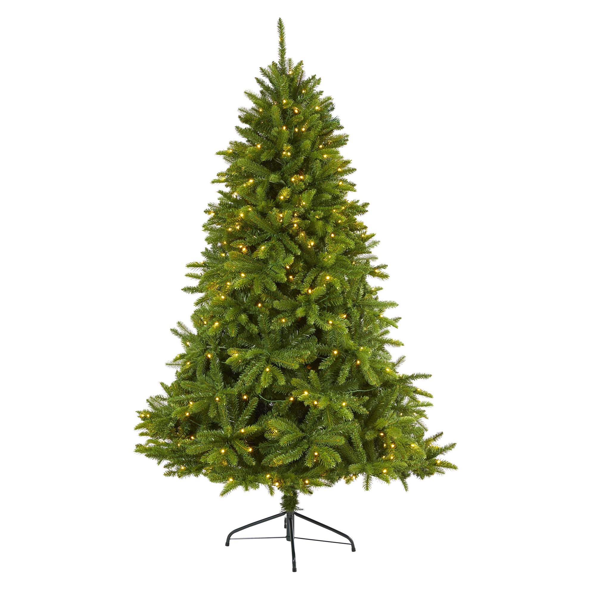 6' Sierra Spruce 'Natural Look' Artificial Christmas Tree w/ 300 Clear LED Light